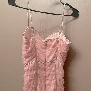 Rose gold clubbing dress